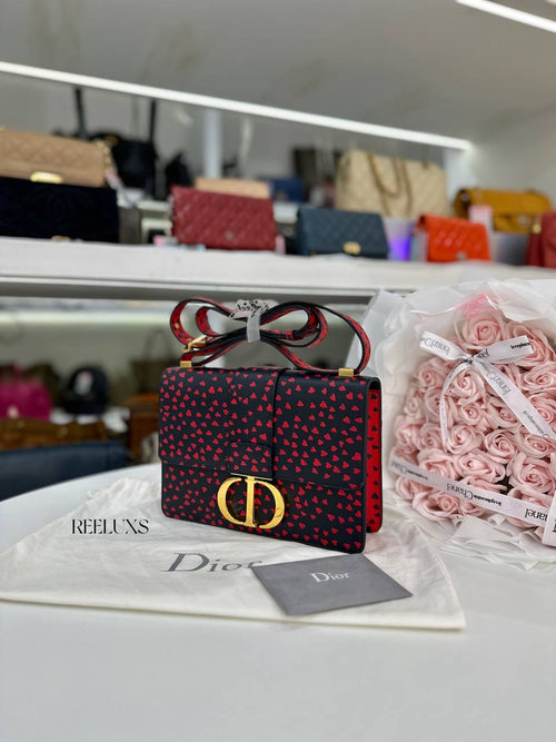 CHRISTIAN DIOR  ""I Love Paris"" 30 Montaigne Flap Bag