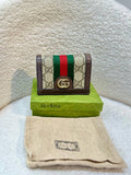 FullSet GUCCI Ophidia GG Supreme Bi-fold Wallet
