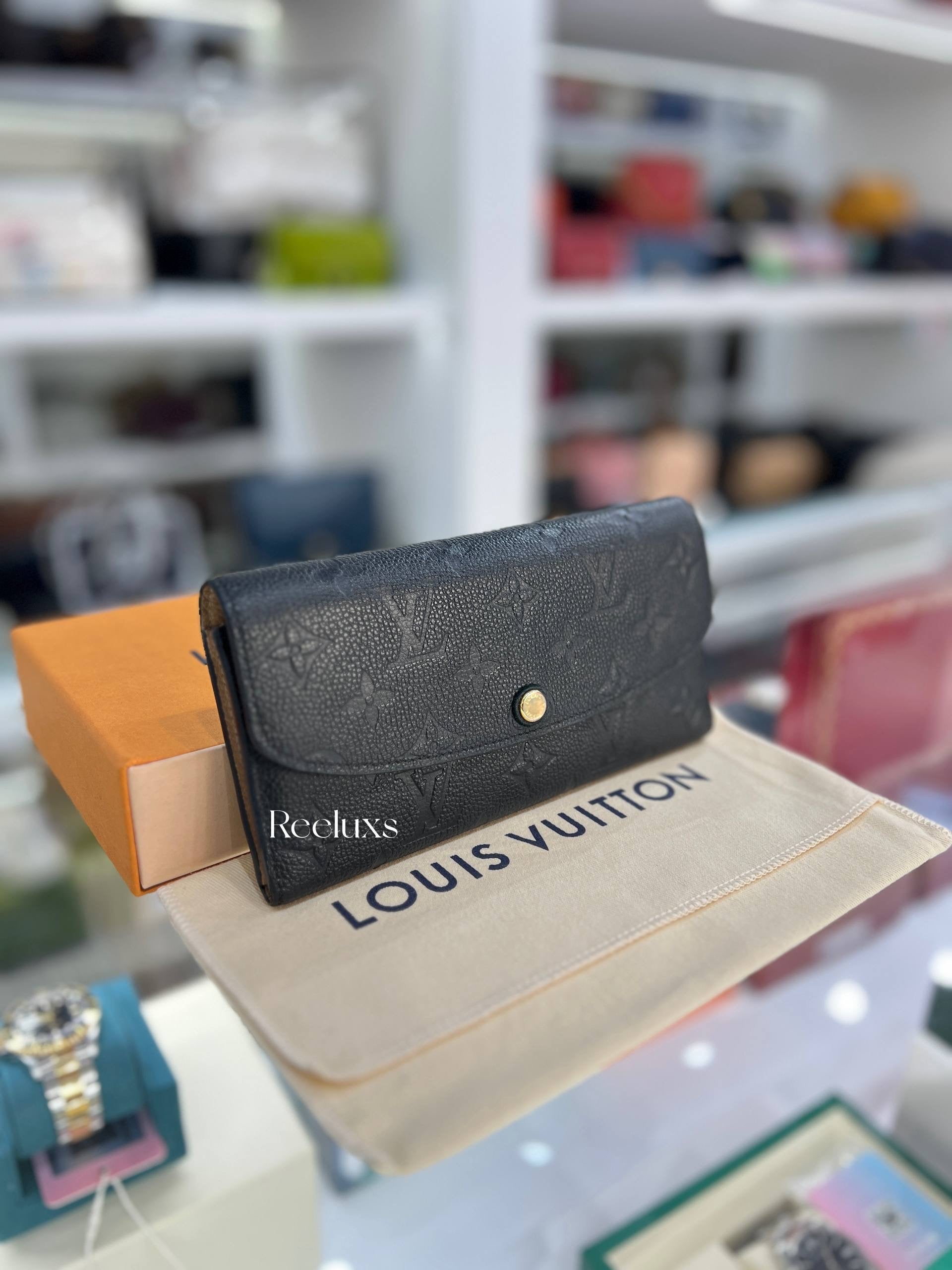 Full Set LOUIS VUITTON 2021-2026 Monogram Emphreinte Emilie Wallet