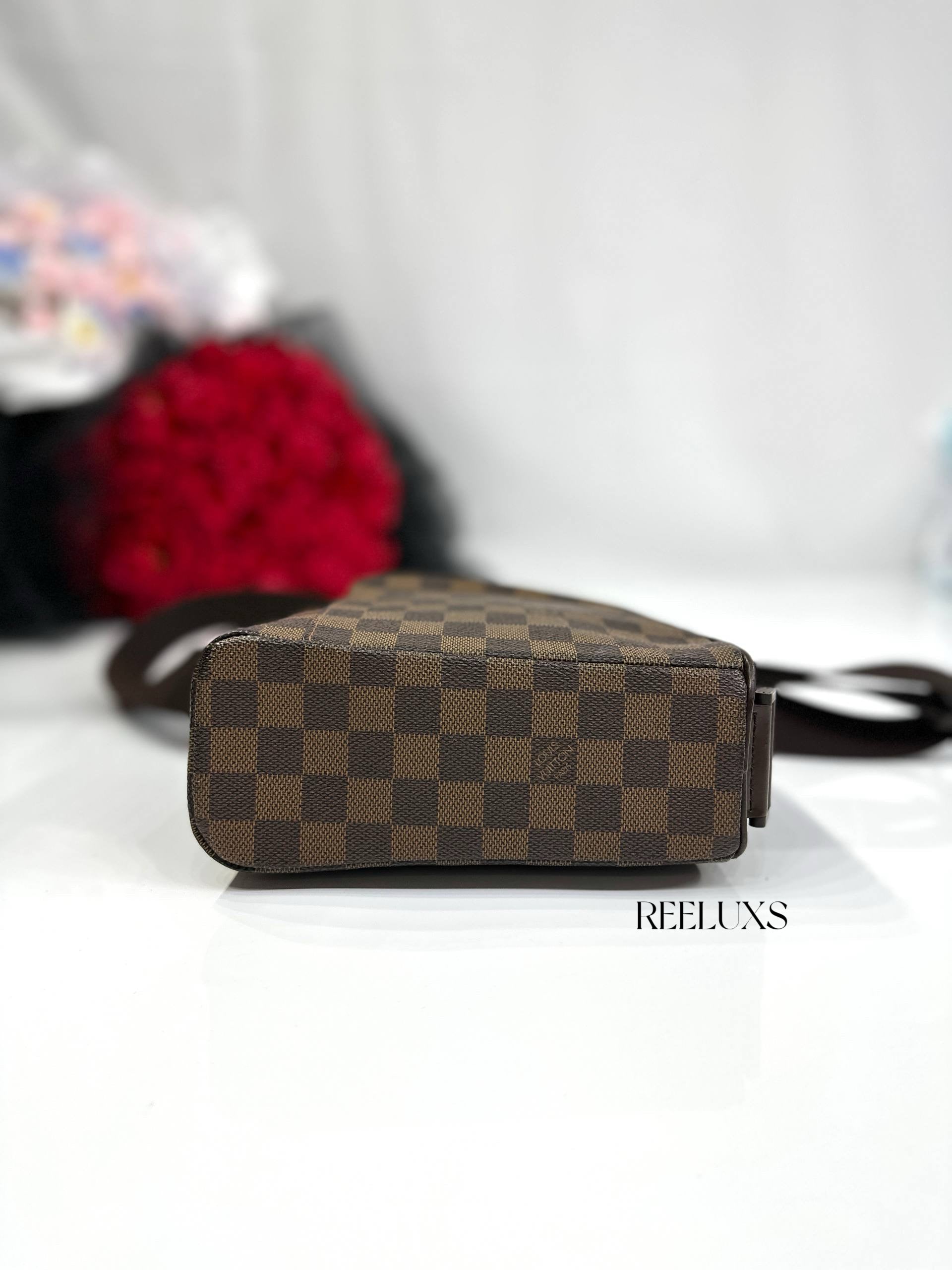 LOUIS VUITTON LV Damier Olaf PM Pochette Shoulder Bag