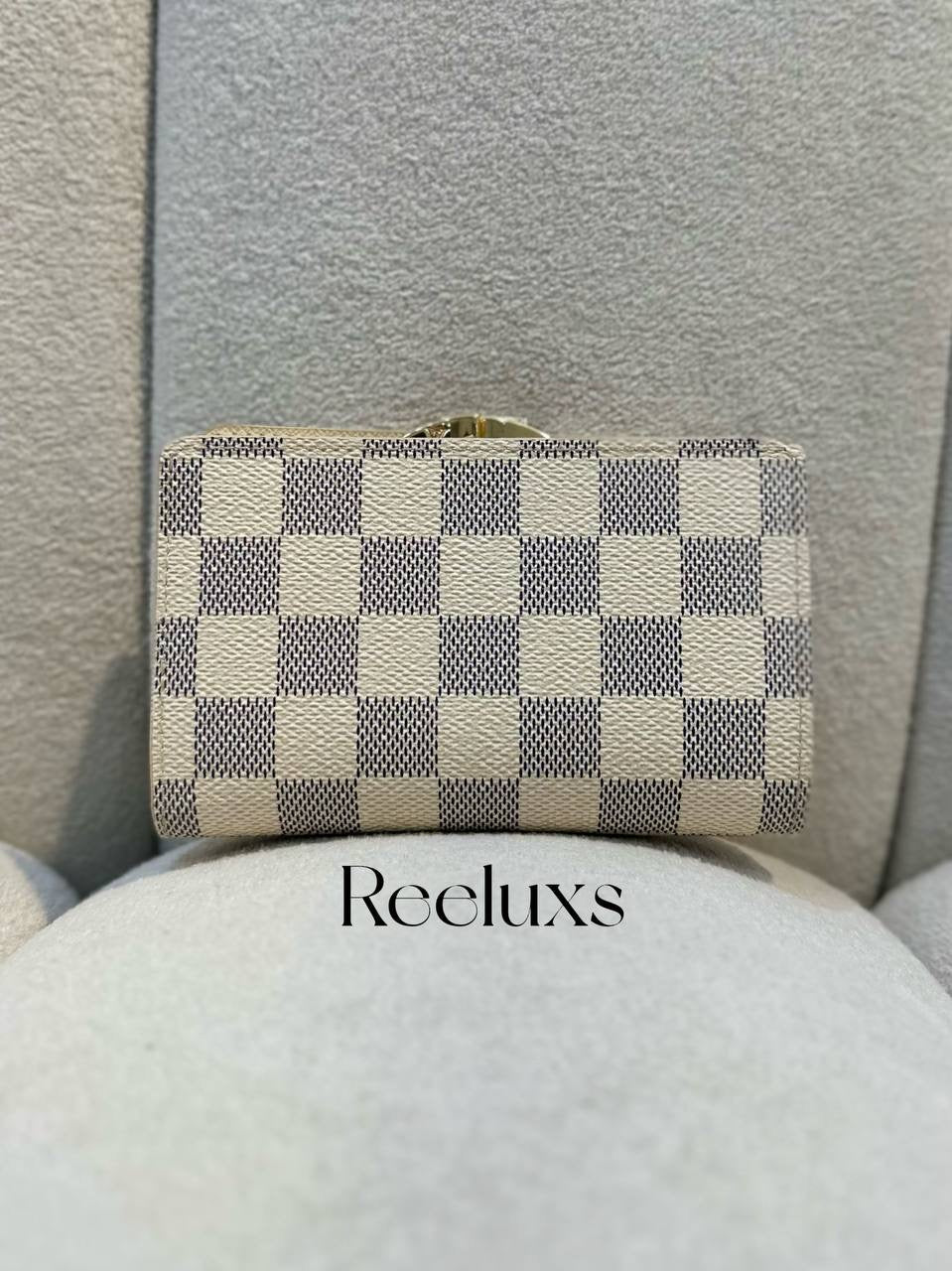 LOUIS VUITTON LV Damier Azur Agenda Cover Wallet