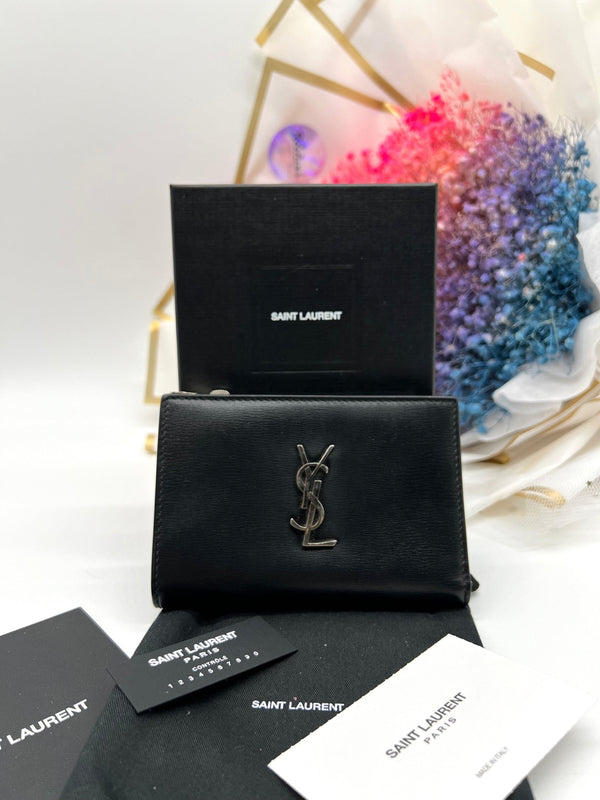 SAINT LAURENT BRANDED WALLET - Reeluxs 