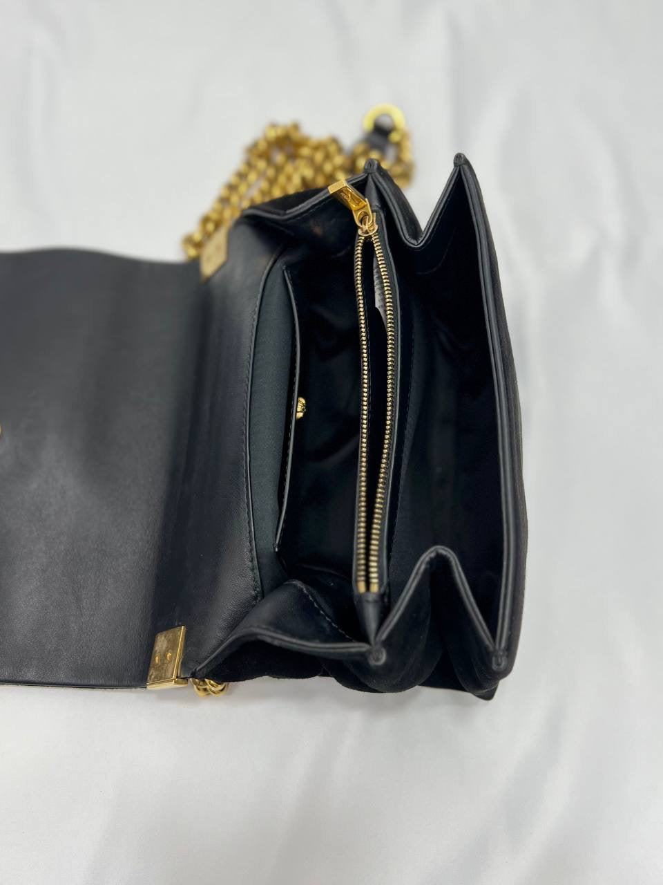 VERSACE Strass Embellished Palazzo Medusa Chain Bag