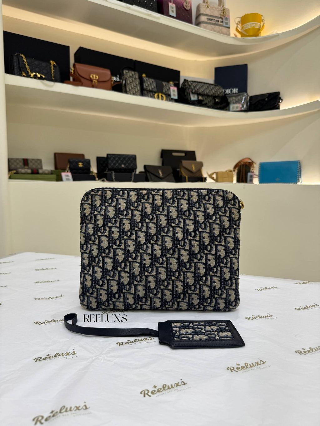 CHRISTIAN DIOR Oblique Travel Pouch