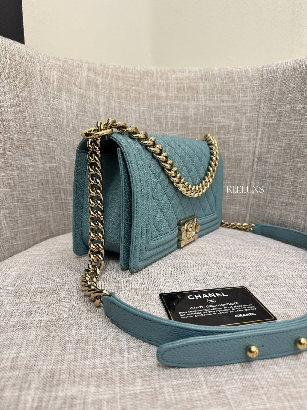 CHANEL Old Medium Boy Bag