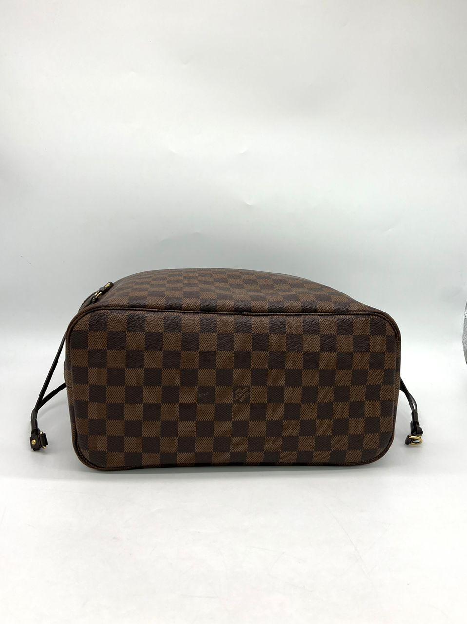 Louis Vuitton Damier Ebene Neverfull MM Shoulder Bag - Reeluxs 