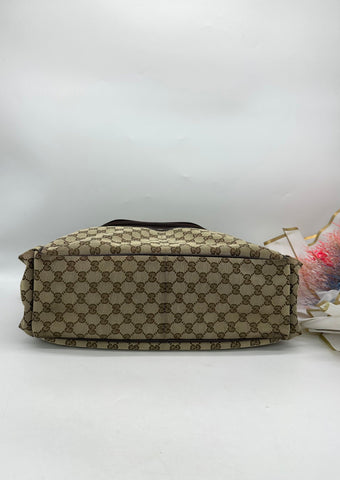 GUCCI Monogram Diaper Bag - Reeluxs 