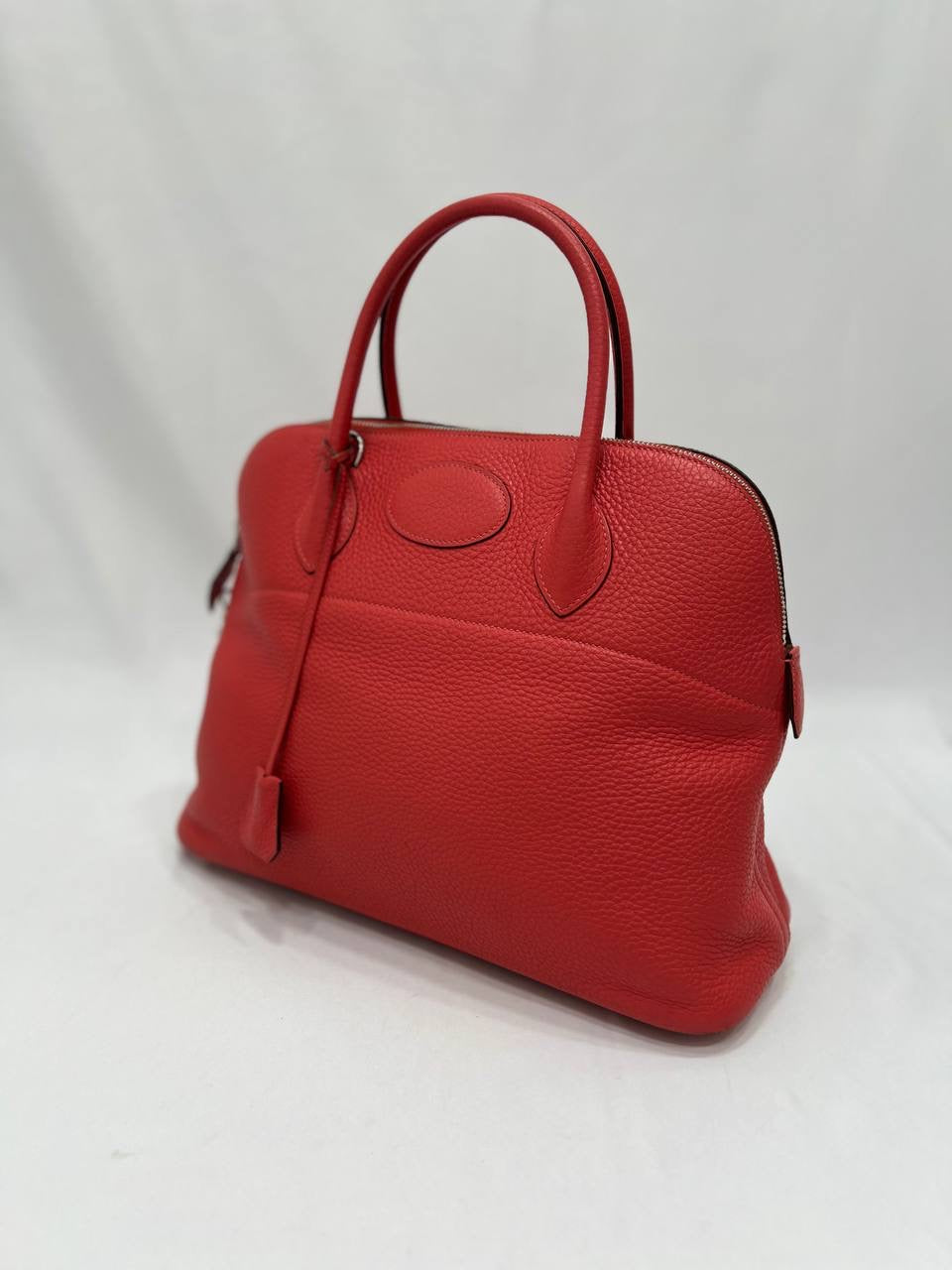 HERMES Bolide 35 PHW Tote Handbag