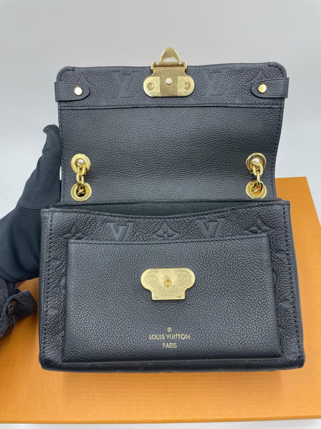 LOUIS VUITTON 2023 NFC Vavin BB in Empreinte Leather and GHW For Lady- Full set with Receipt - Reeluxs 