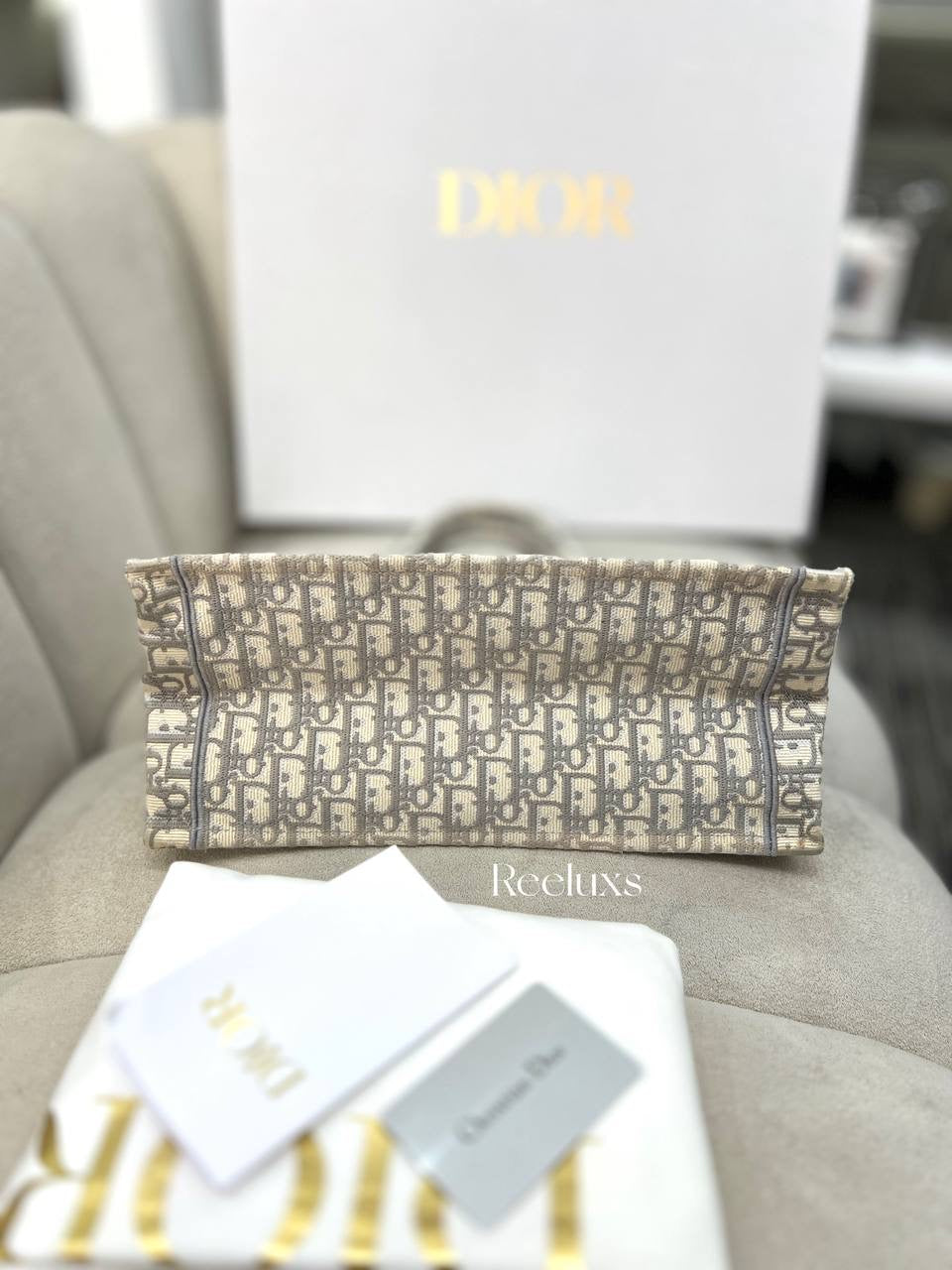 CHRISTIAN DIOR Book Tote Bag In Medium Size