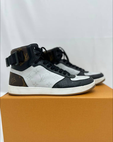 LOUIS VUITTON LV Monogram Rivoli High Top Sneakers