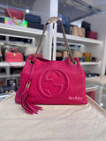 GUCCI Soho Chain Pink Tote Bag