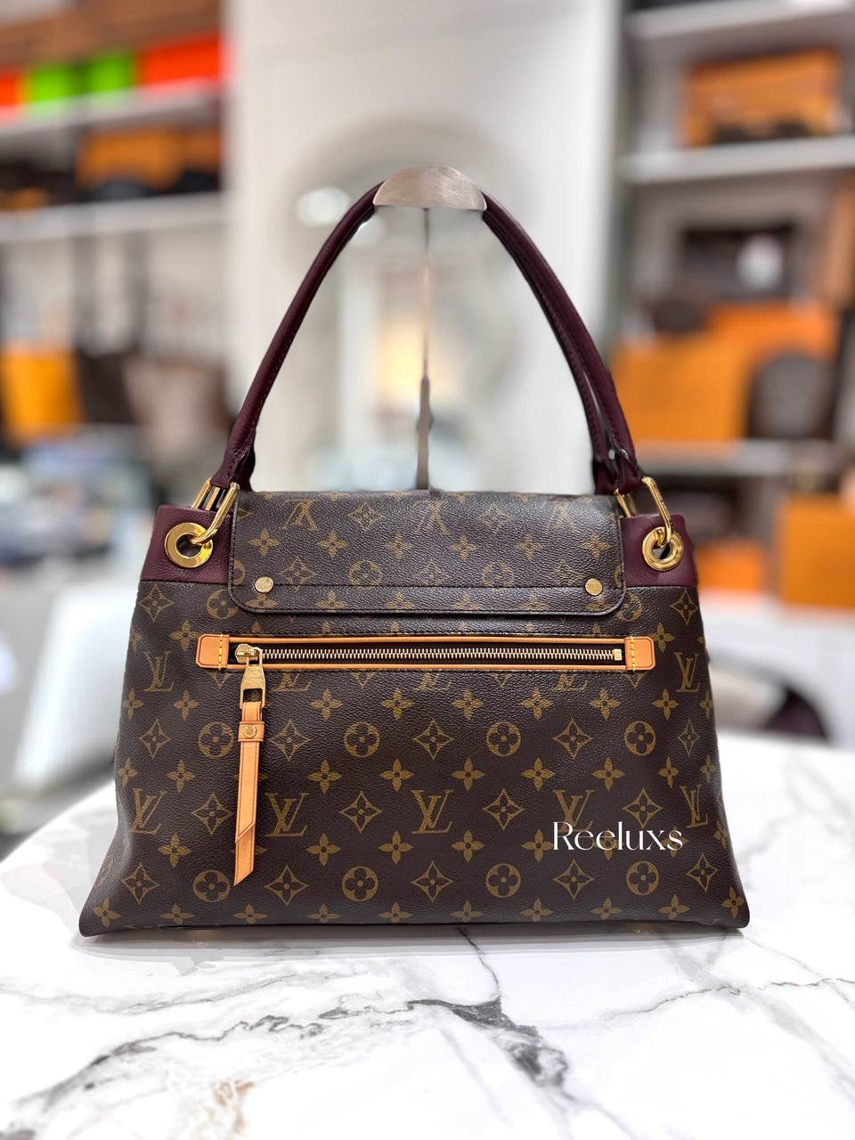 LOUIS VUITTON LV Monogram Bordeaux Olympe Shoulder Bag
