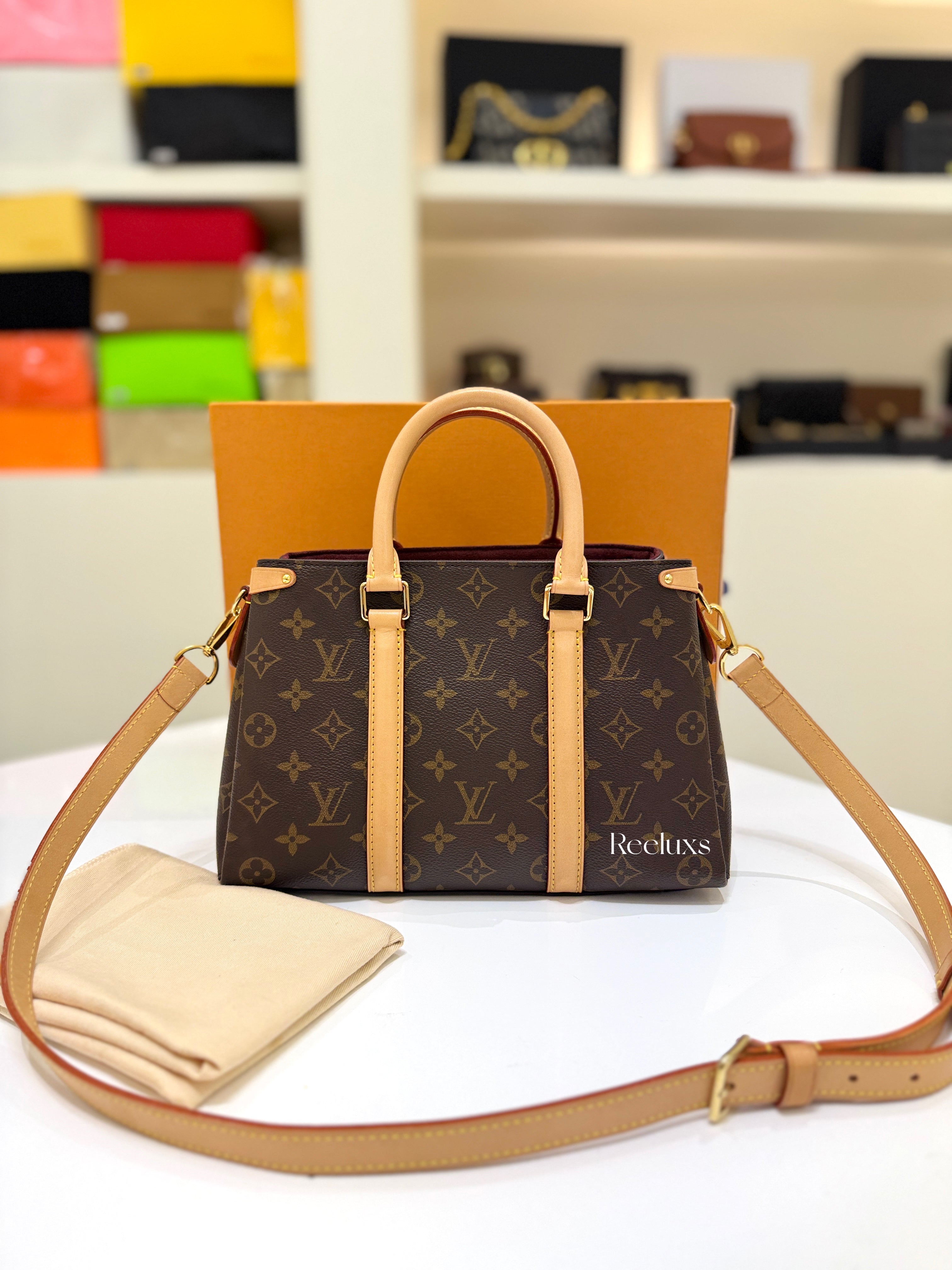 LOUIS VUITTON Soufflot BB handbag Full Set