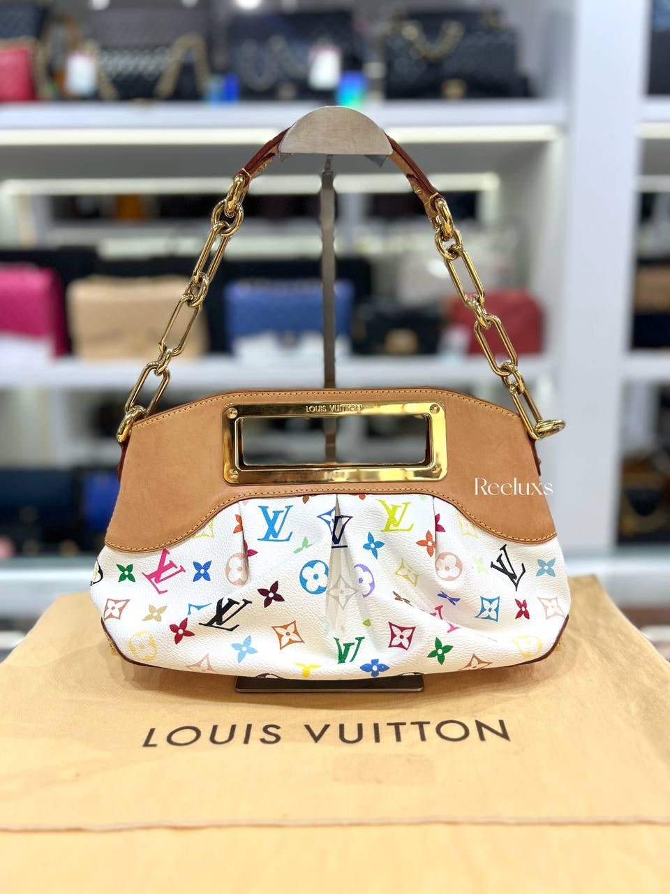 LOUIS VUITTON Monogram Multicolore Judy PM Bag