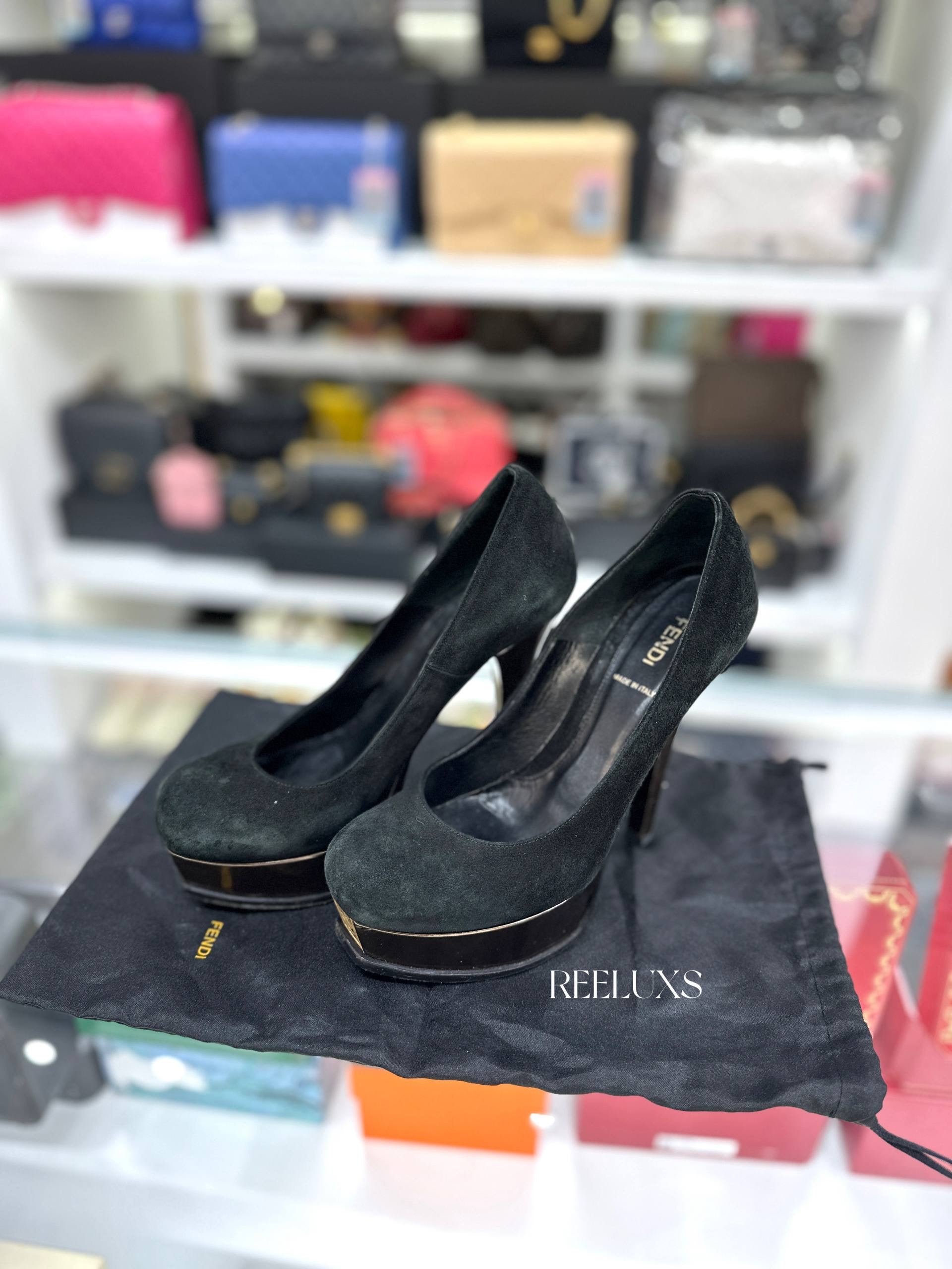 FENDI Fendista Platform Pumps