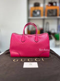 GUCCI Microguccissima Leather 'Nice' Top Handle Bag