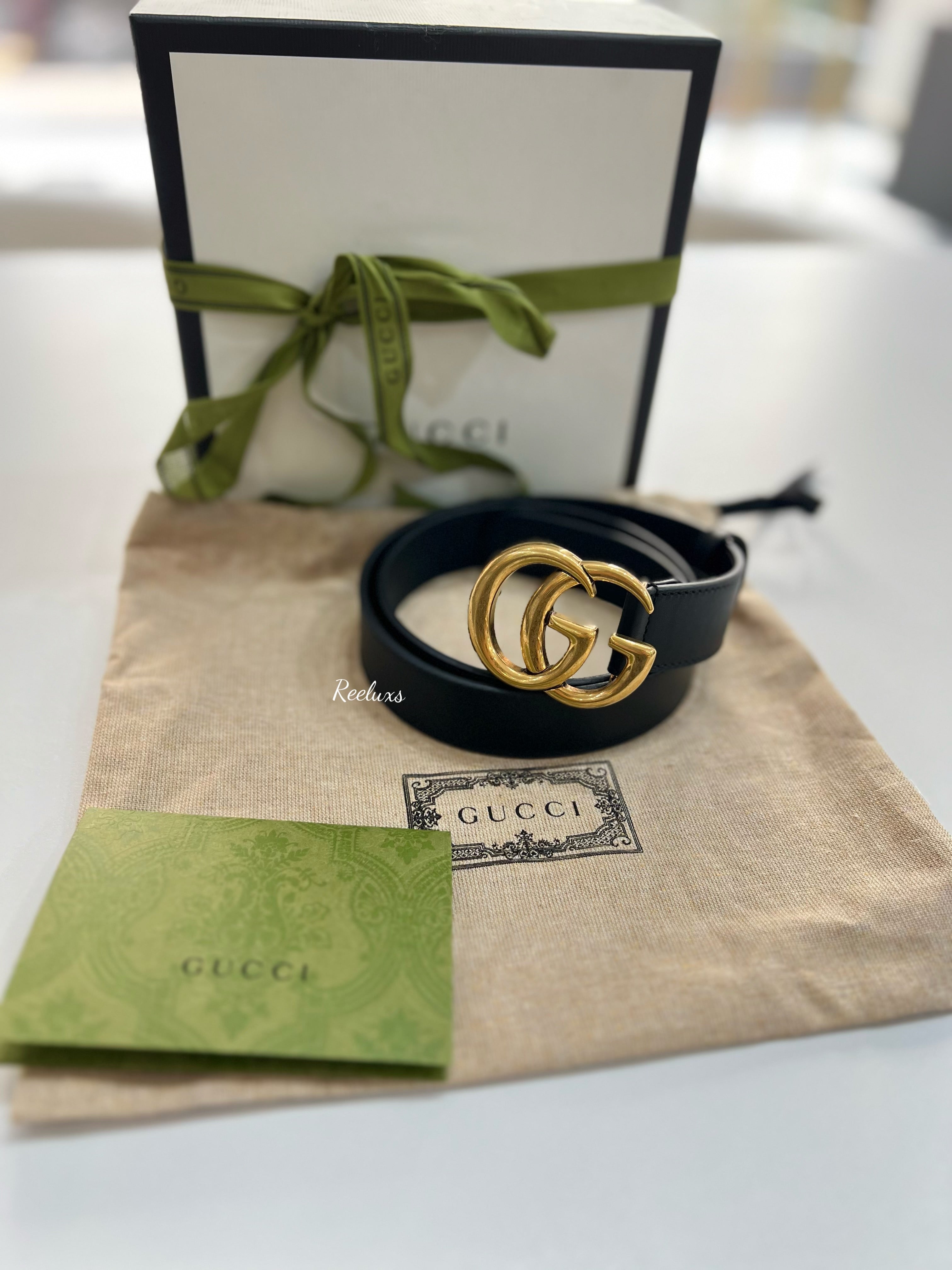 GUCCI GG Marmont  Leather Belt