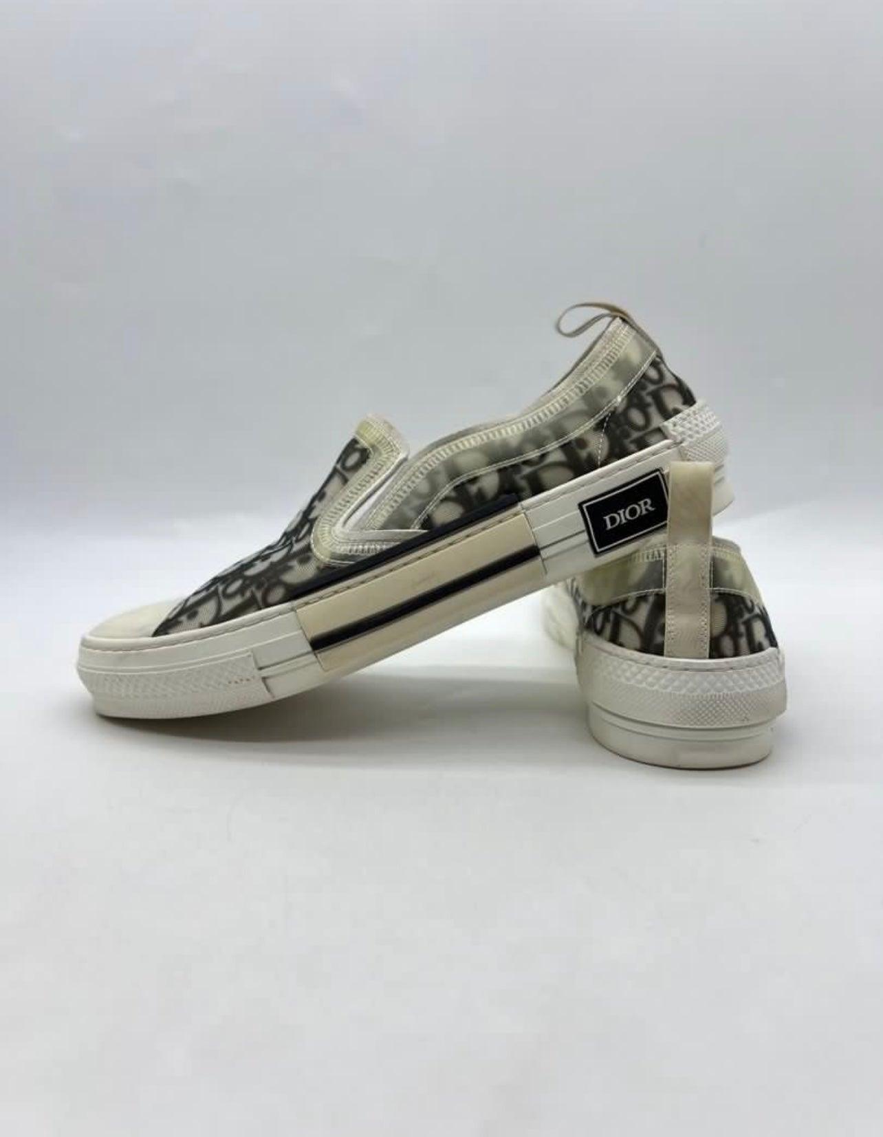 Dior Sneaker B23 Slip-on in White for Men Size 43 - Reeluxs 