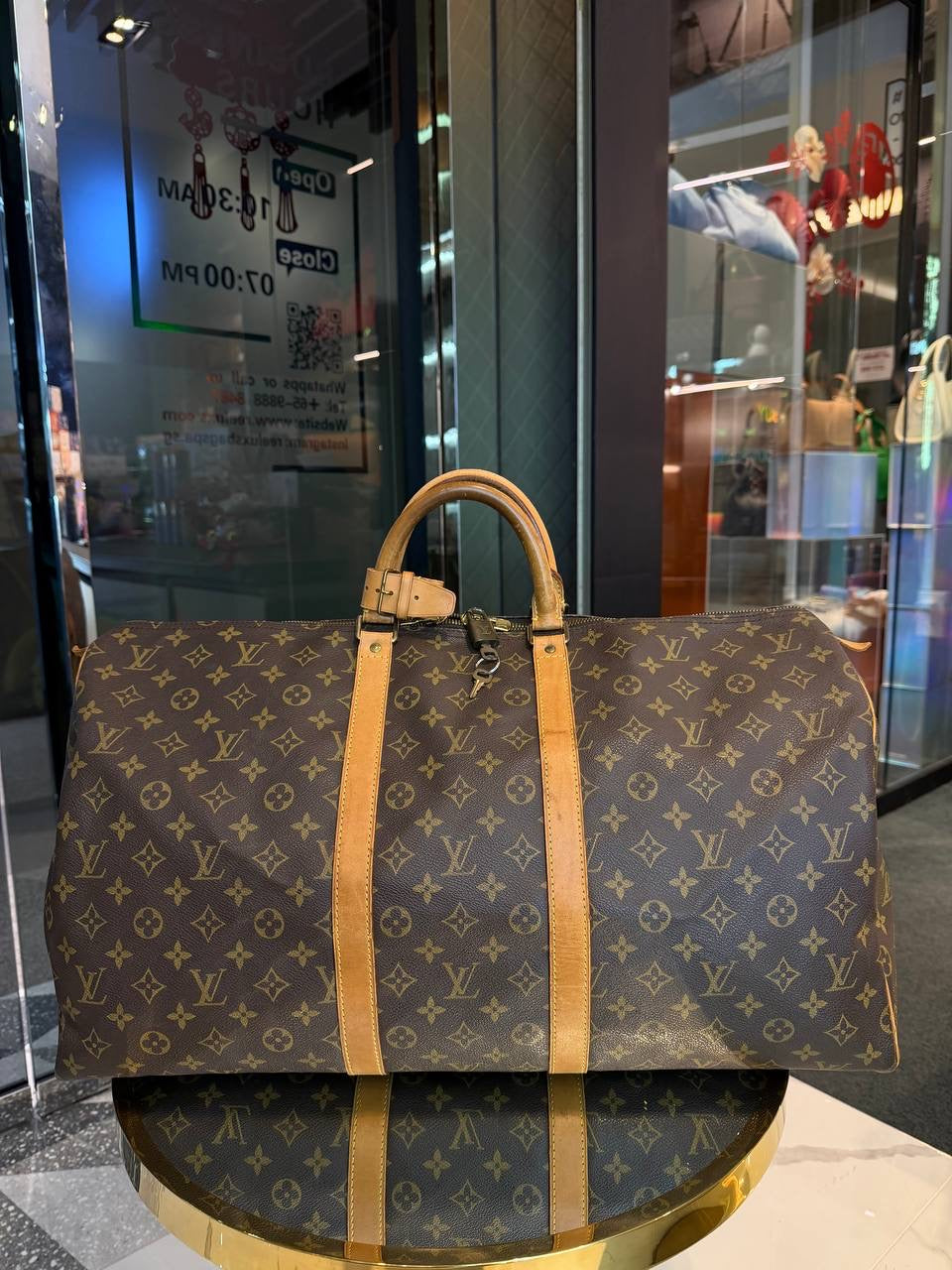 Louis Vuitton Keepall 55 duffle bag