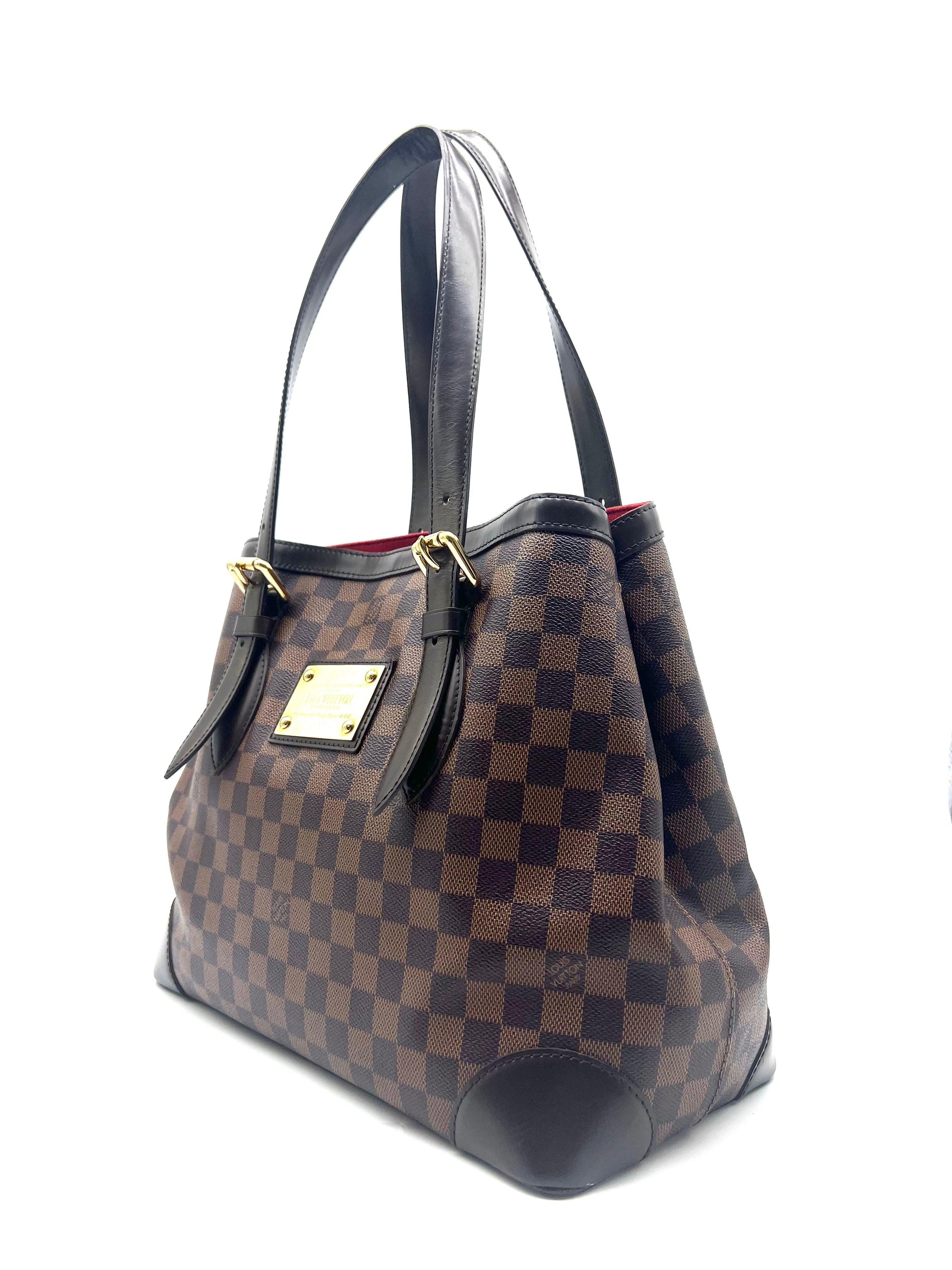 LOUIS VUITTON Damier Ebene Hampstead MM For Women's Shoulder Bag - Reeluxs 