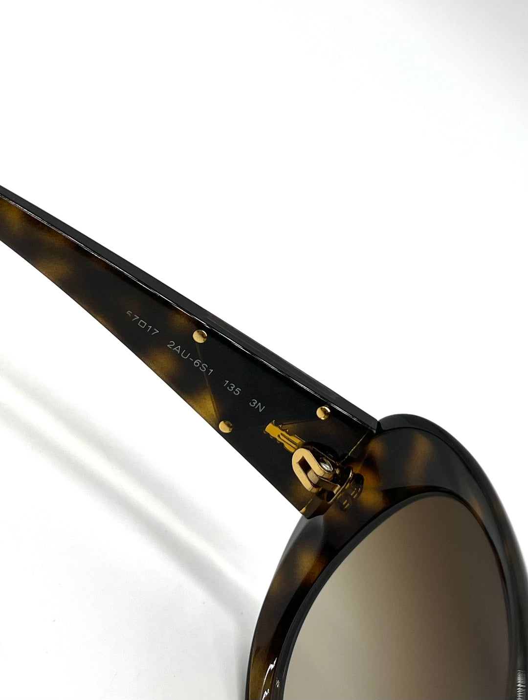 PRADA Brown Oversized Oval Frame Sunglasses