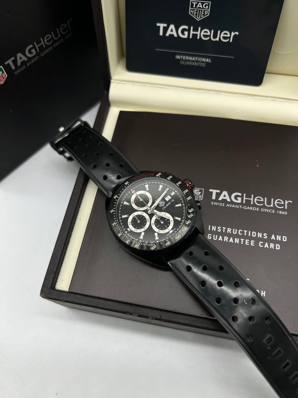 TAG HEUER CAZ2011 - Formula 1 Calibre 16 Automatic
Chronograph Black Dial Men's Watch - Reeluxs 