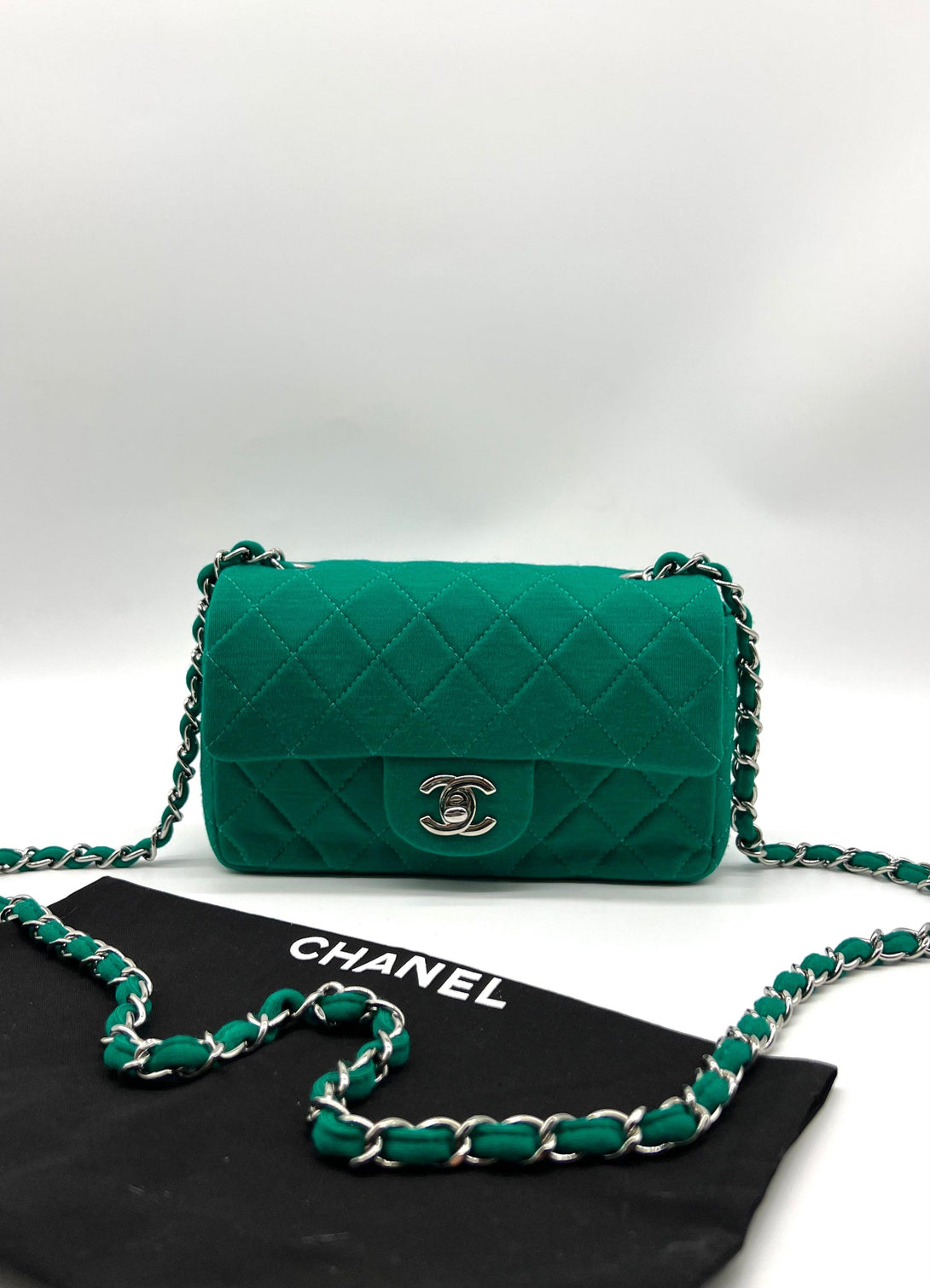 CHANEL Fabric Flap Bag - Reeluxs 