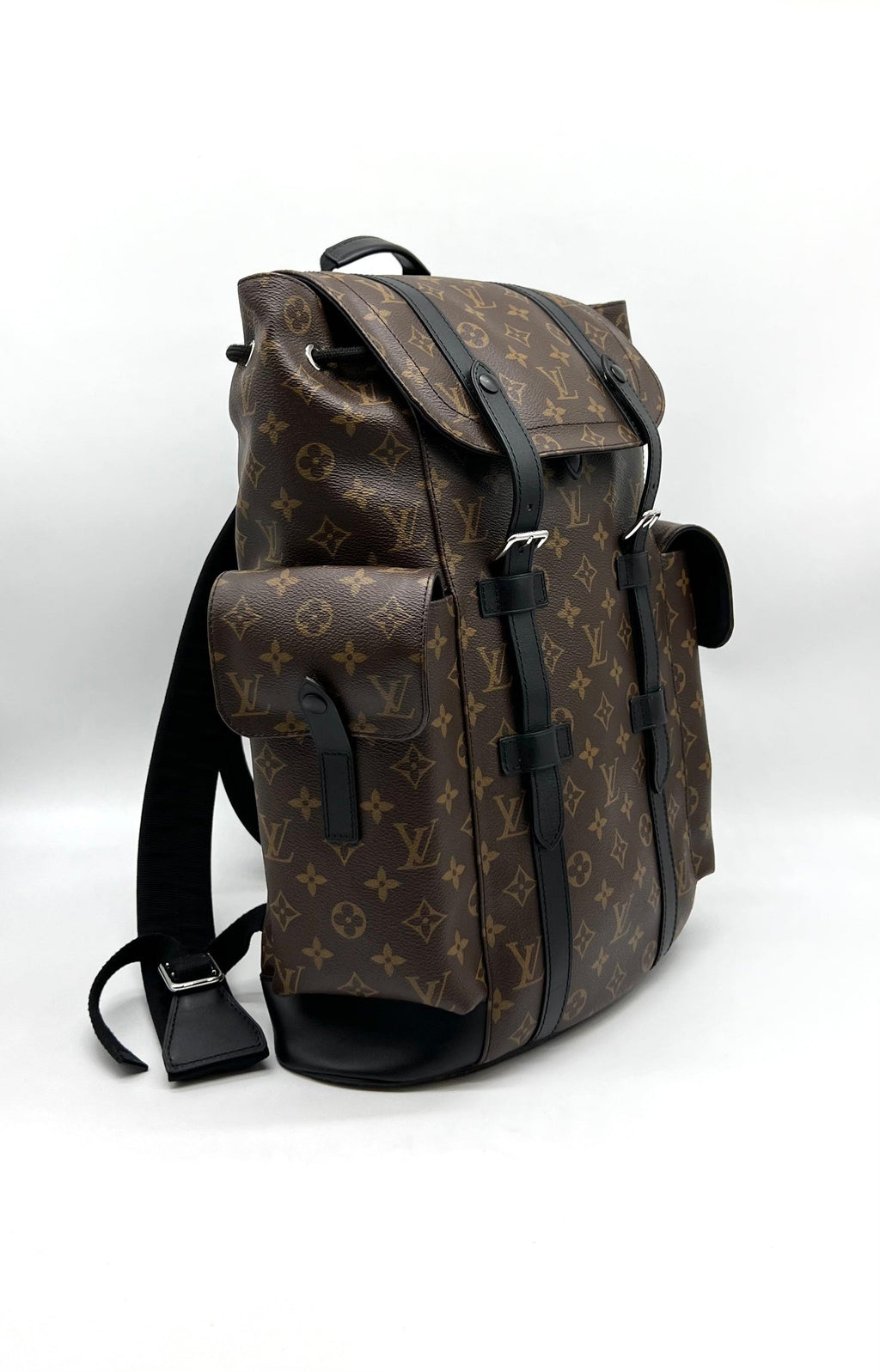 LOUIS VUITTON Monogram Macassar Christopher PM Backpack - Reeluxs 