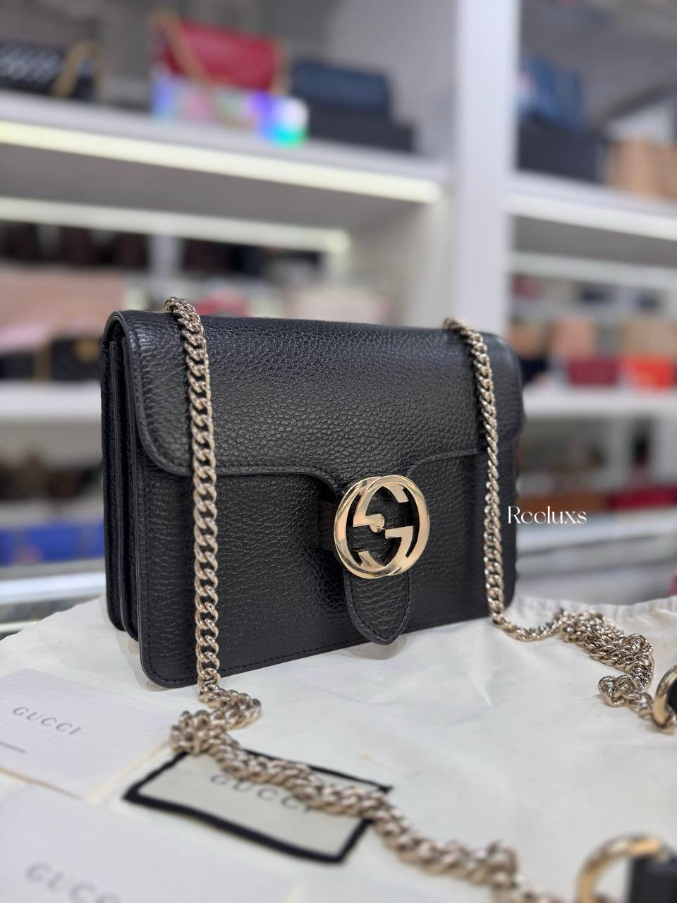 GUCCI Interlocking G Shoulder Bag