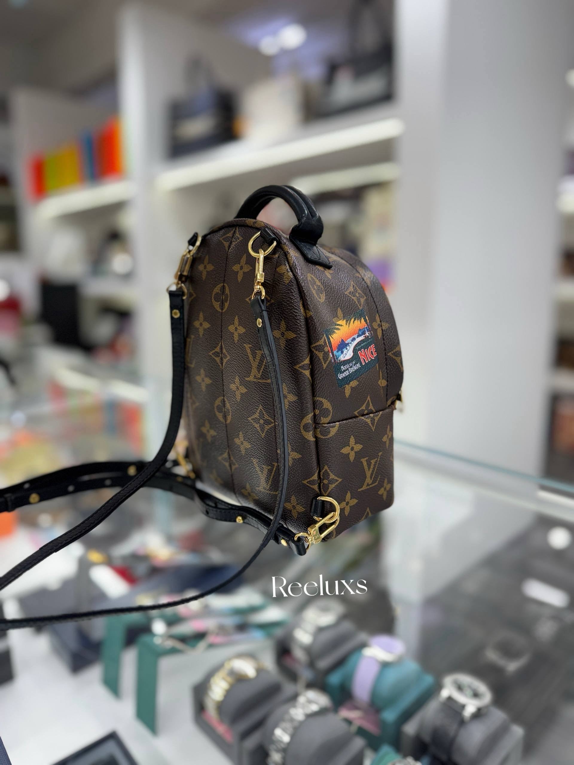LOUIS VUITTON Monogram My World Tour Palm Springs Mini Backpack