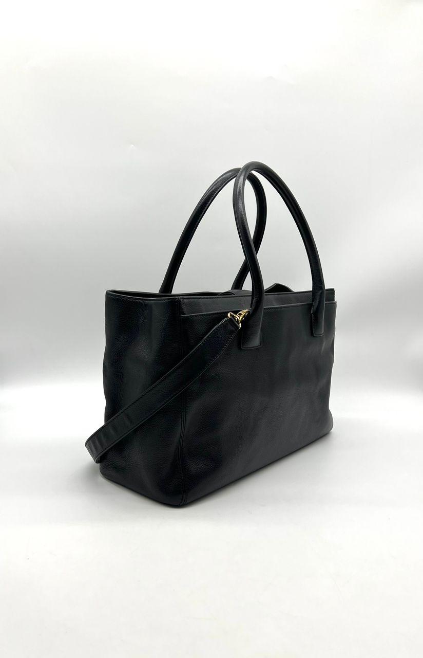 CHANEL Executive Tote 2Way Caviar Shoulder Bag Handbag Black - Reeluxs 