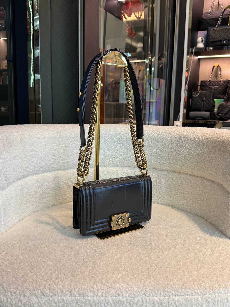 Chanel Boy leather crossbody bag