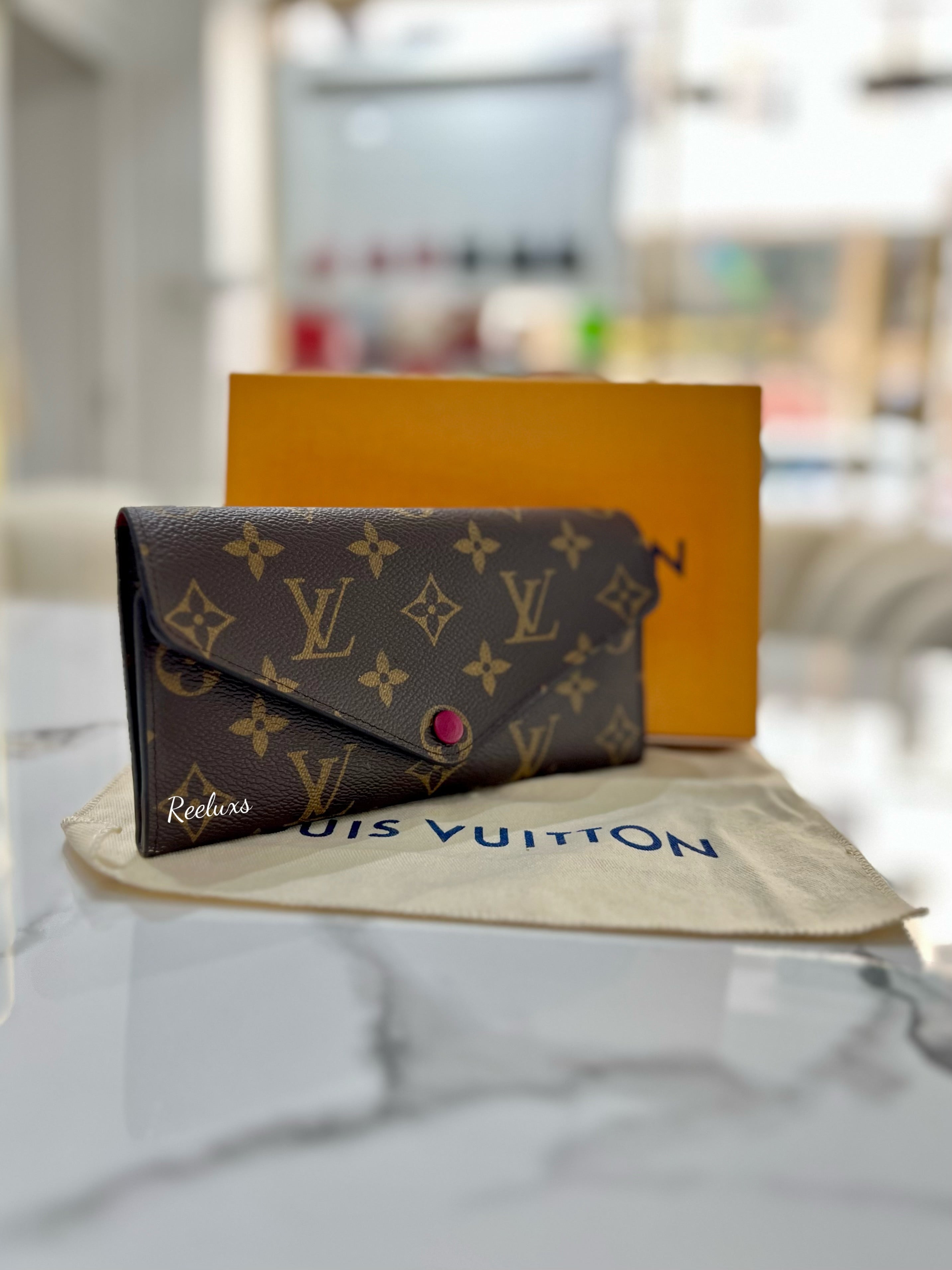 LOUIS VUITTON LV Monogram  Canvas Josephine Wallet