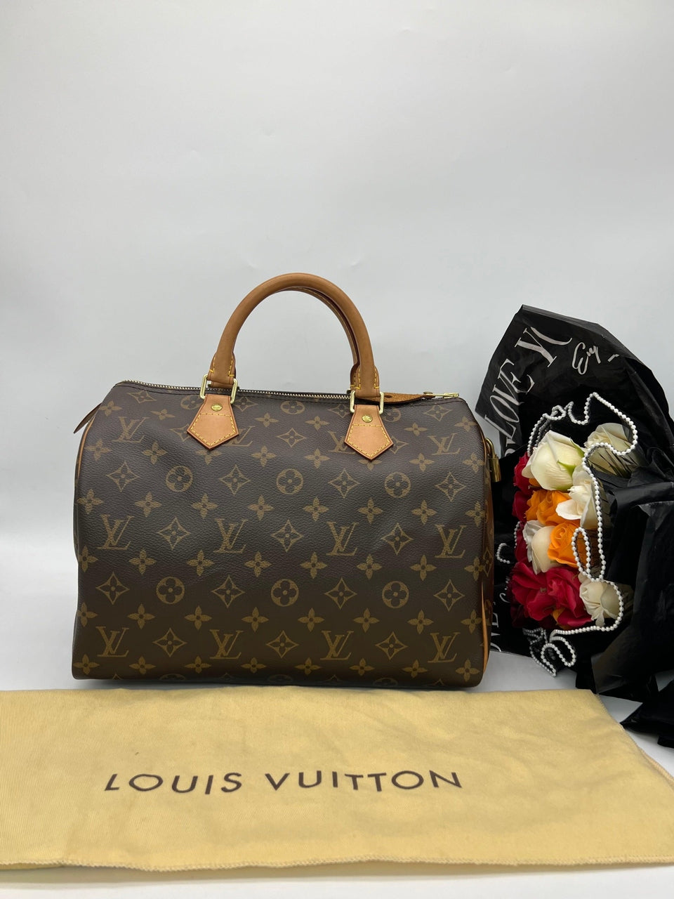 LOUIS VUITTONSpeedy 30 Handbag Bag - Reeluxs 