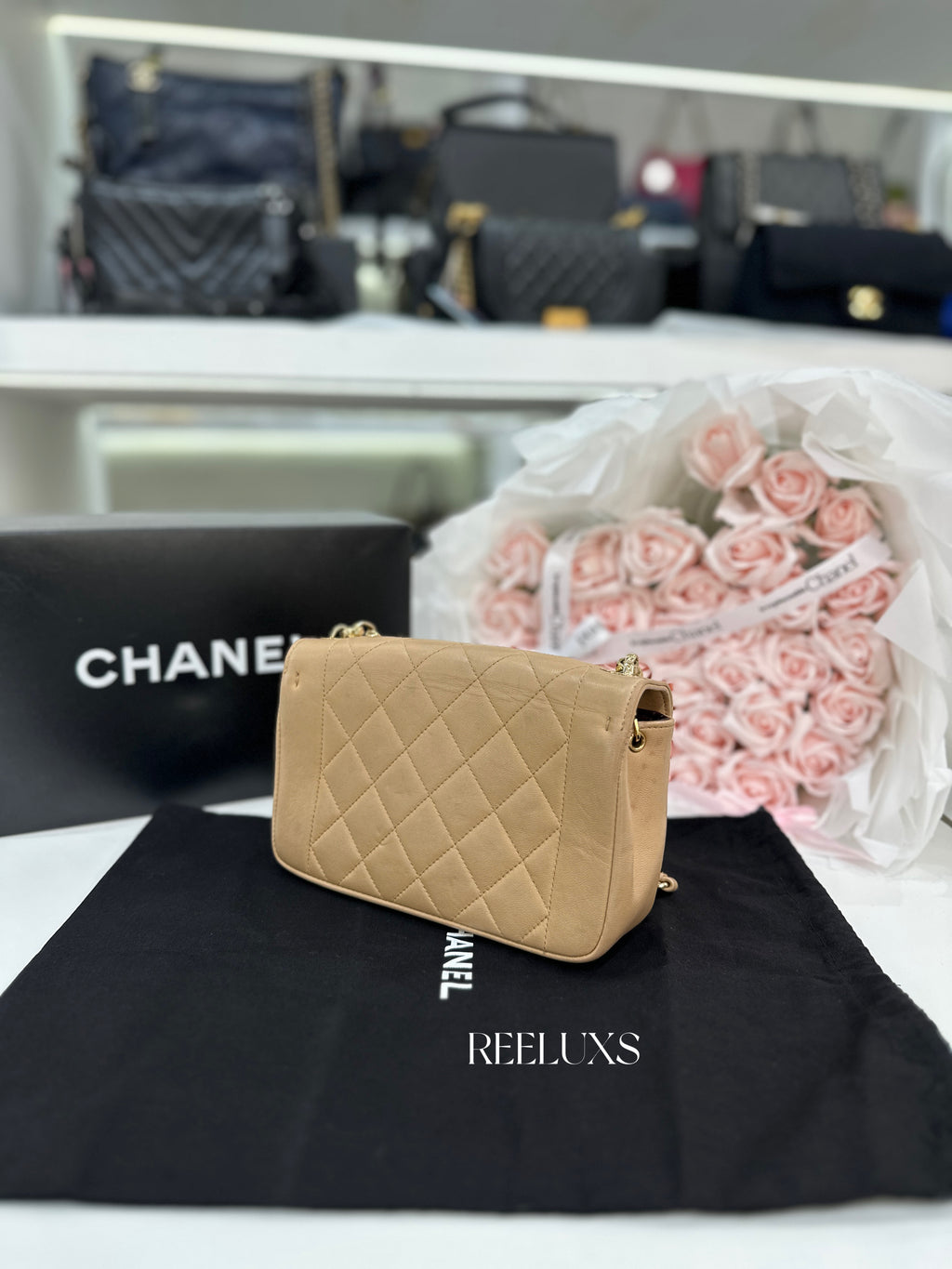 CHANEL Chic With Me Flap Quilted Lambskin Shoulder Bag
