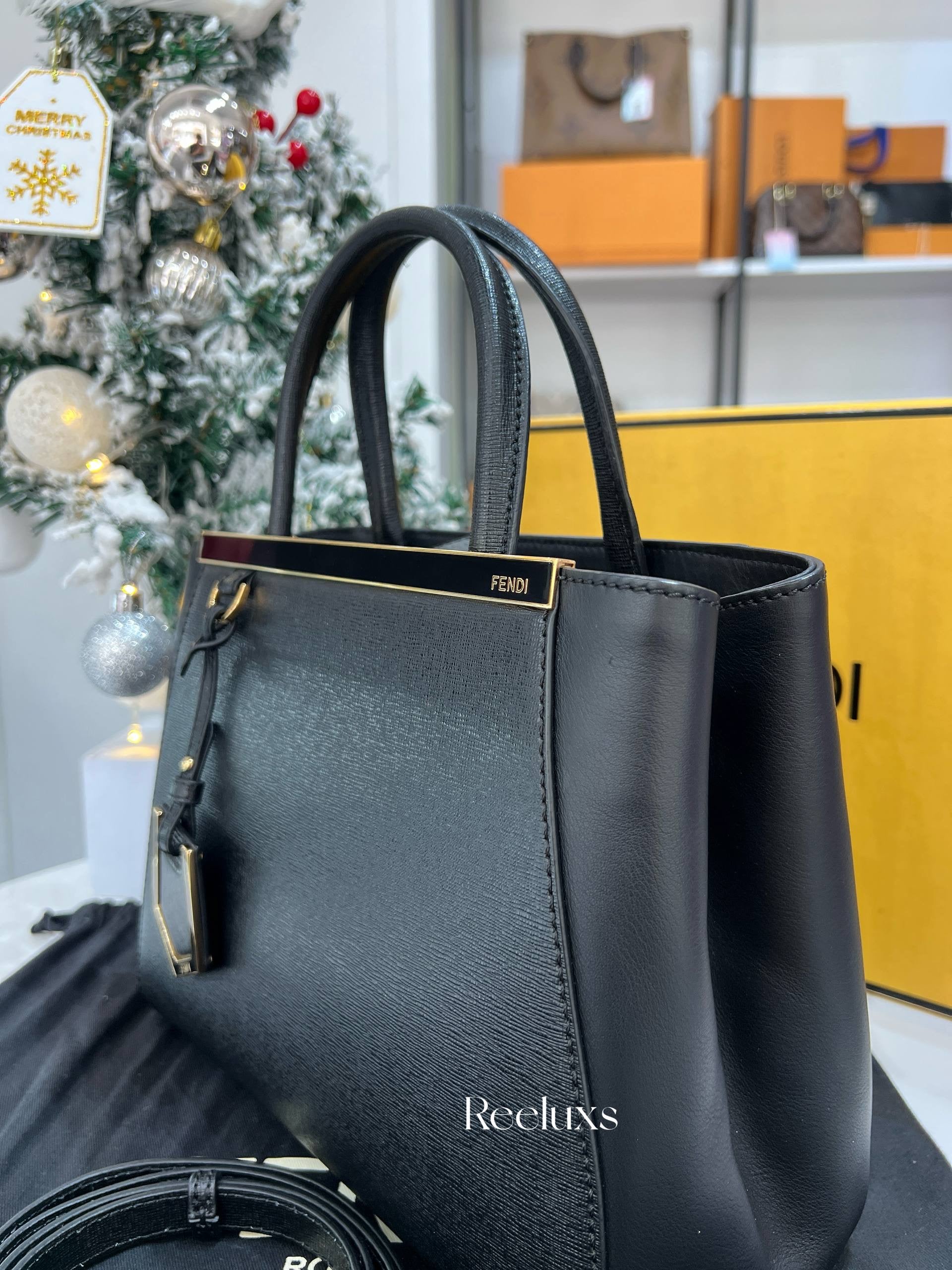 FENDI Black 2Jours Bag