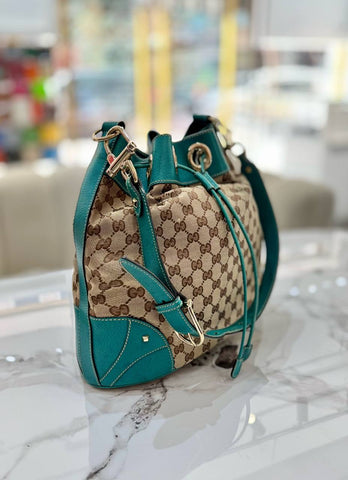 GUCCI  GG Canvas Bucket Bag