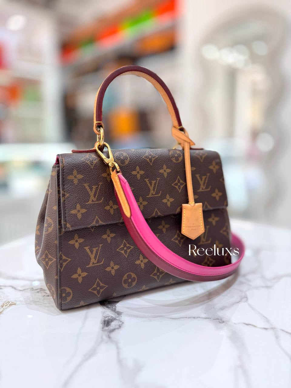 LOUIS VUITTON LV Cluny BB Monogram Canvas Handbag