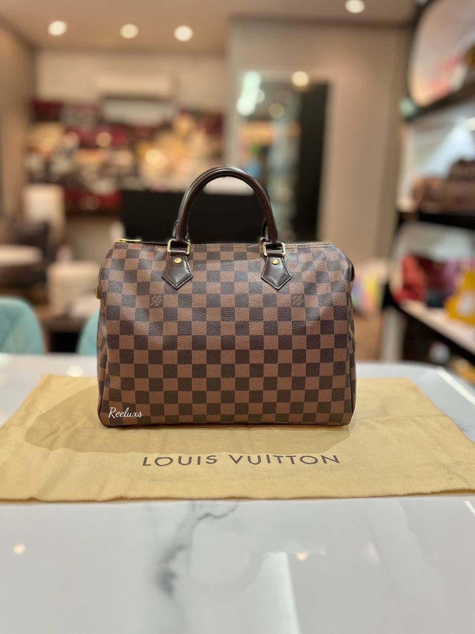 LOUIS VUITTON Speedy 30 Damier Ebene