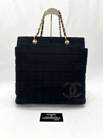 CHANEL Vintage Tote Bag Black