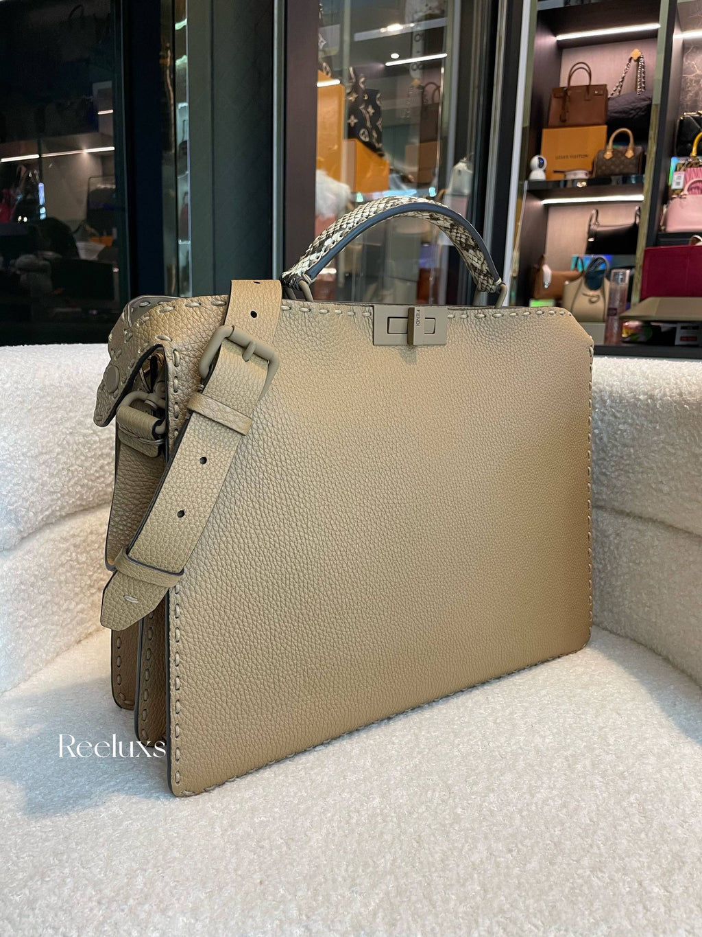 FENDI Peekaboo Icy You Medium 2way Handbag