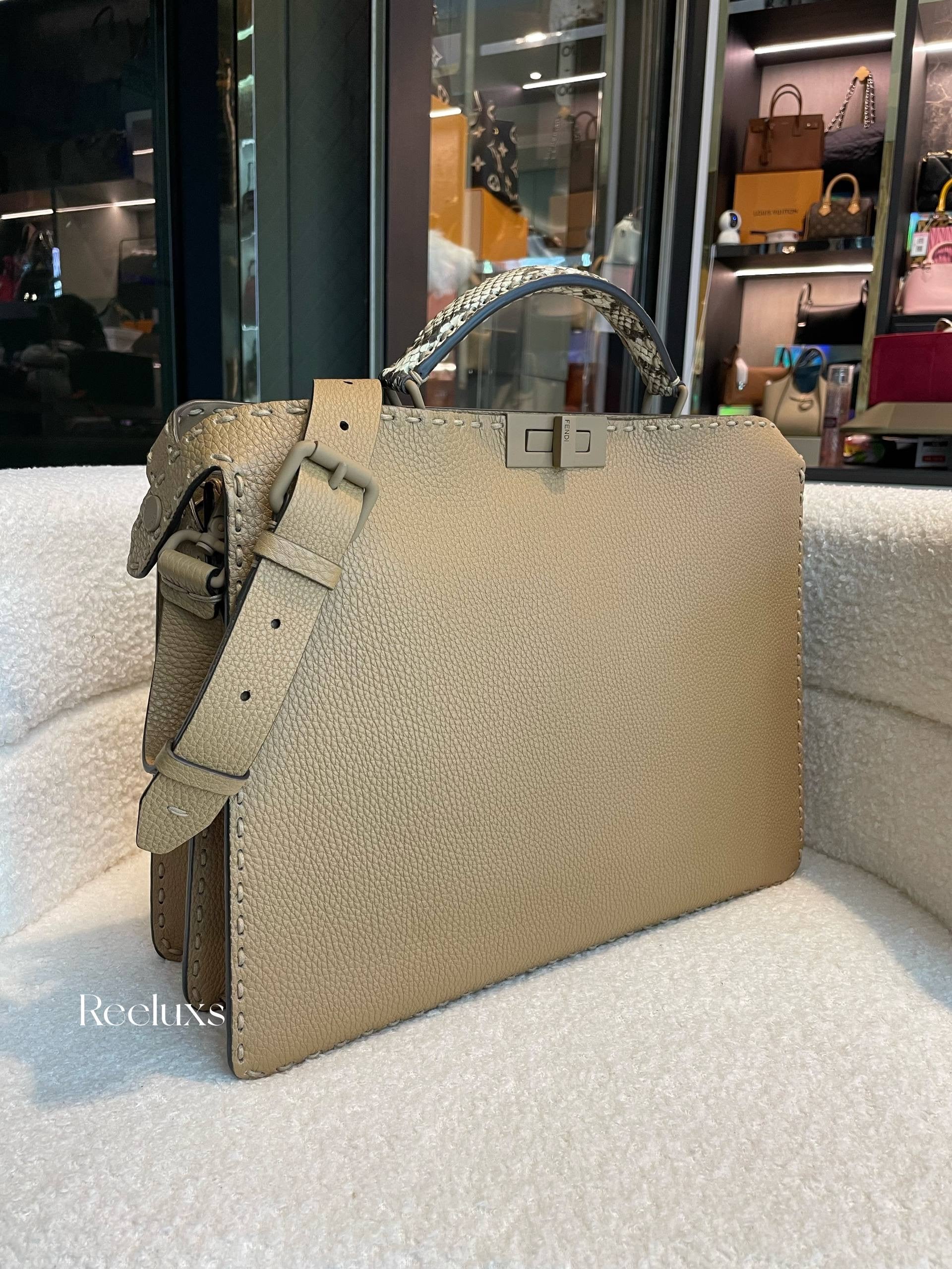 FENDI Peekaboo Icy You Medium 2way Handbag