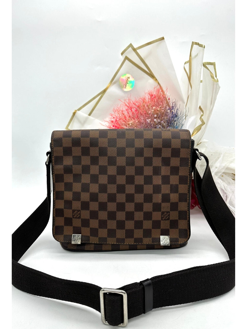 LOUIS VUITTON District PM Messenger Bag Damier Ebene - Reeluxs 