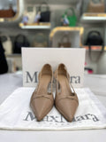 MAX MARA Paula Nappa-Leather Court Shoes