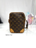 LOUIS VUITTON Danube Monogram Canvas Shoulder Bag For Women