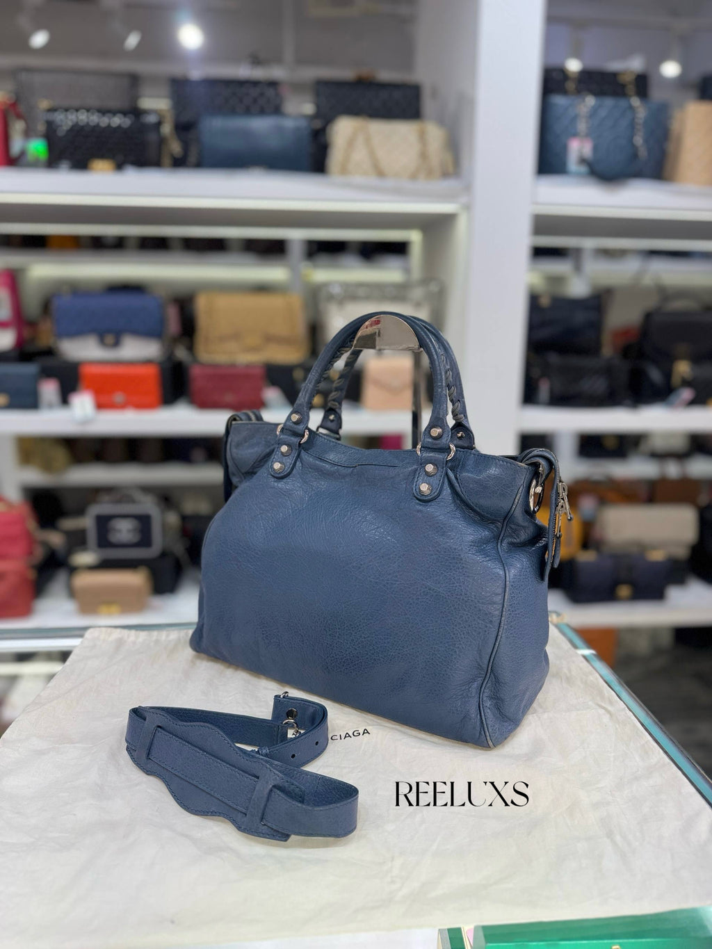 BALENCIAGA Velo bag featuring Giant 12 Silver Hardware (g12)