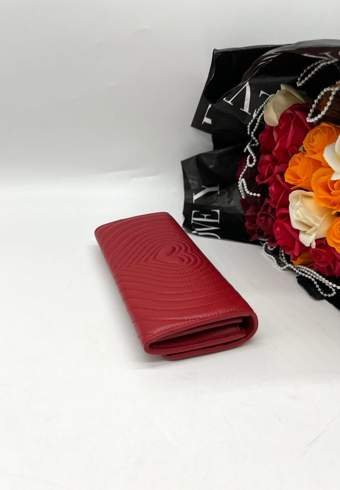 MIU MIU Red Leather Long Wallet - Reeluxs 