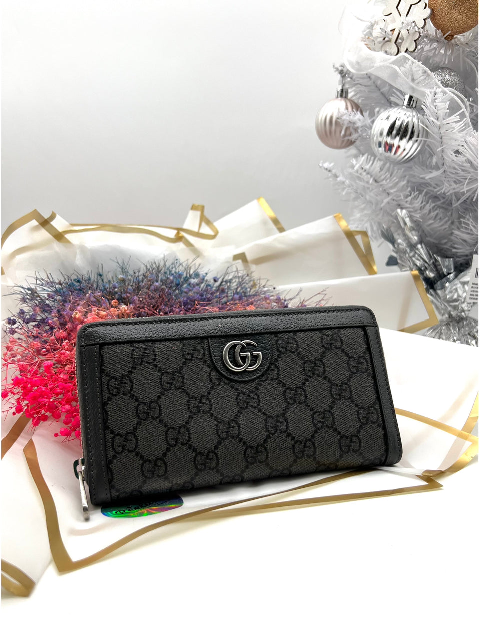 GUCCI Unisex Leather Logo Long Wallet - Reeluxs 