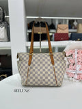 LOUIS VUITTON Totally PM Tote Bag in Damier Azur Canvas
